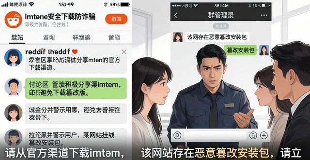 imToken下载避坑：活用社交媒体防诈骗