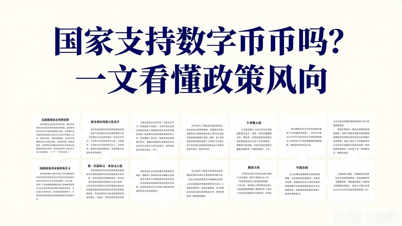 国家支持数字货币吗？一文看懂政策风向