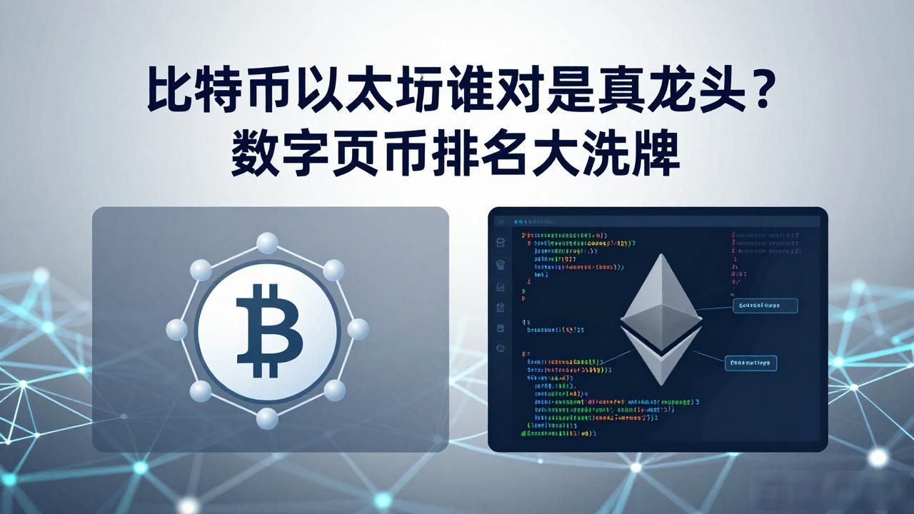比特币以太坊谁才是真龙头？数字货币排名大洗牌