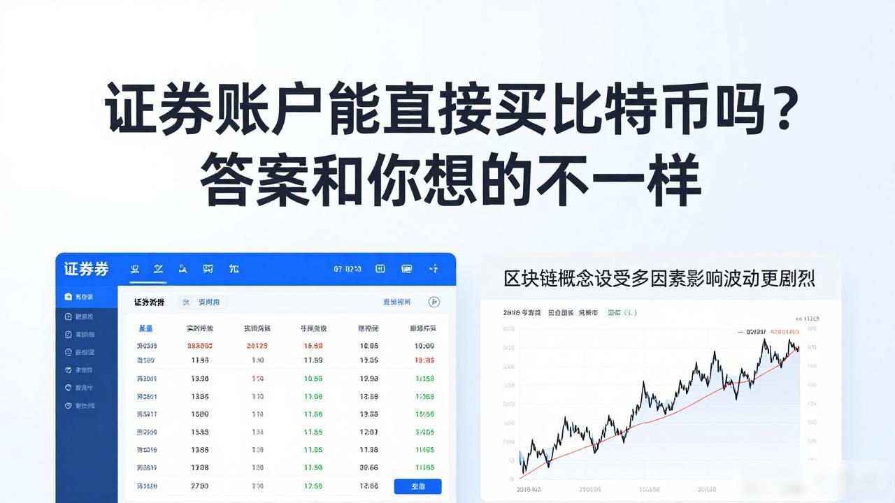 证券账户能直接买比特币吗？答案和你想的不一样