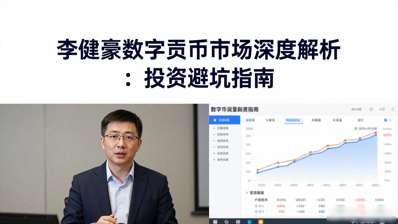 李健豪数字货币市场深度解析：投资避坑指南