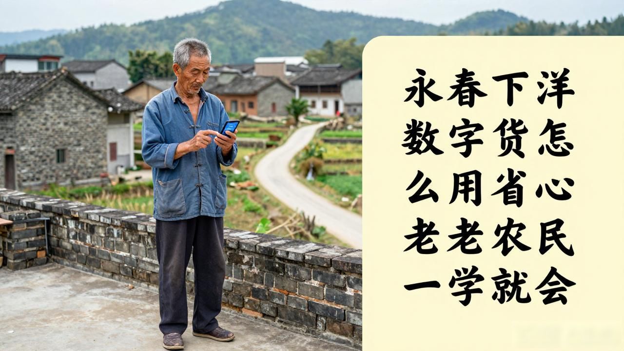 永春下洋数字货币怎么用最省心，老农民一学就会