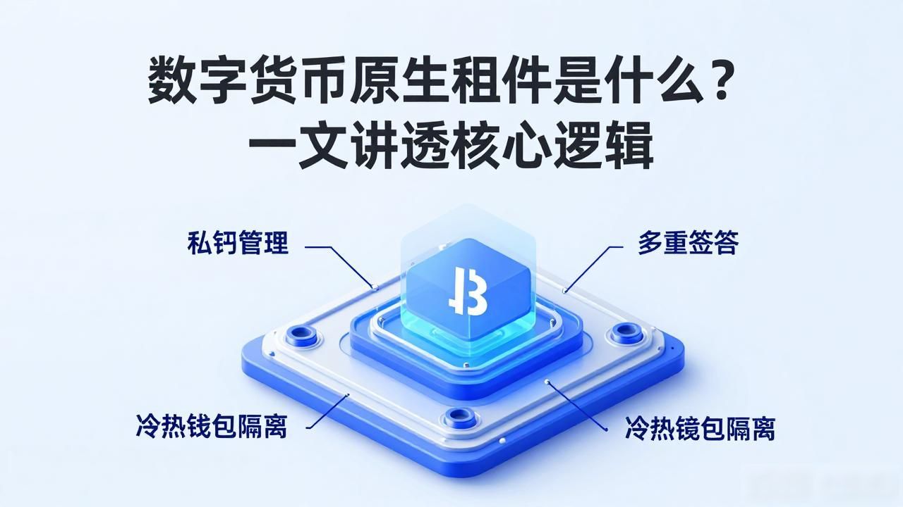 数字货币原生组件是什么？一文讲透核心逻辑