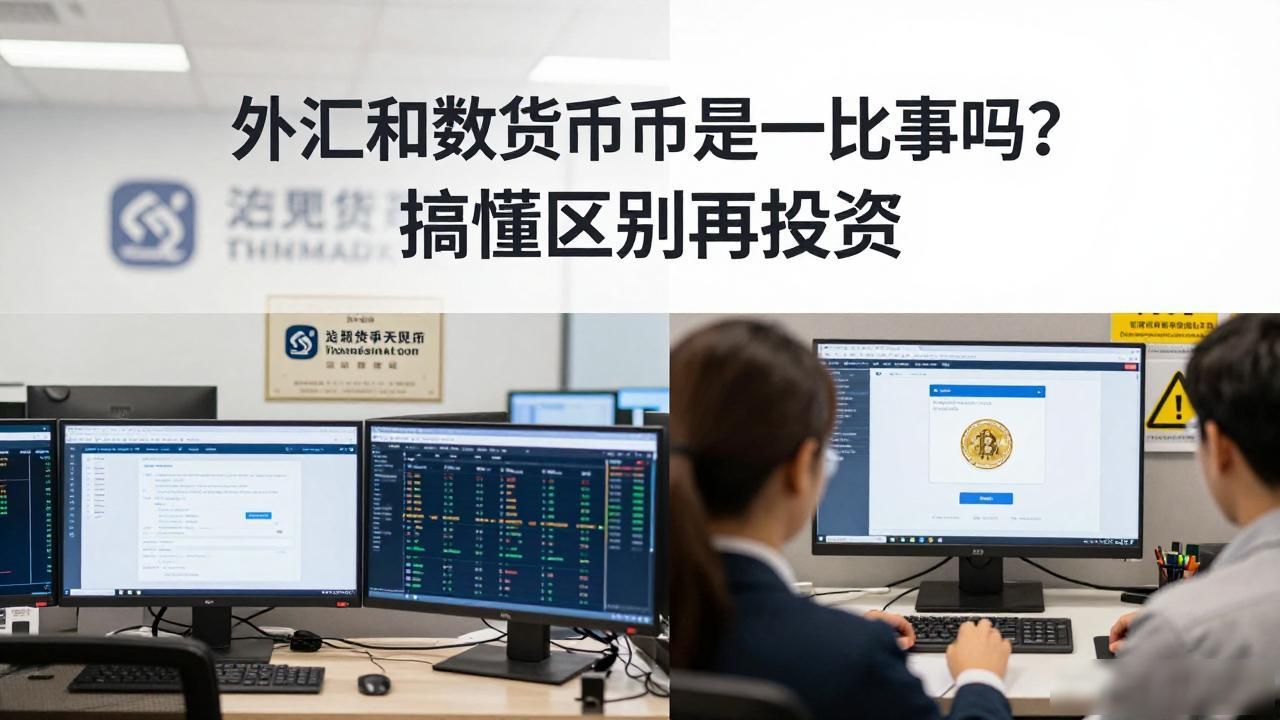 外汇和数字货币是一回事吗？搞懂区别再投资