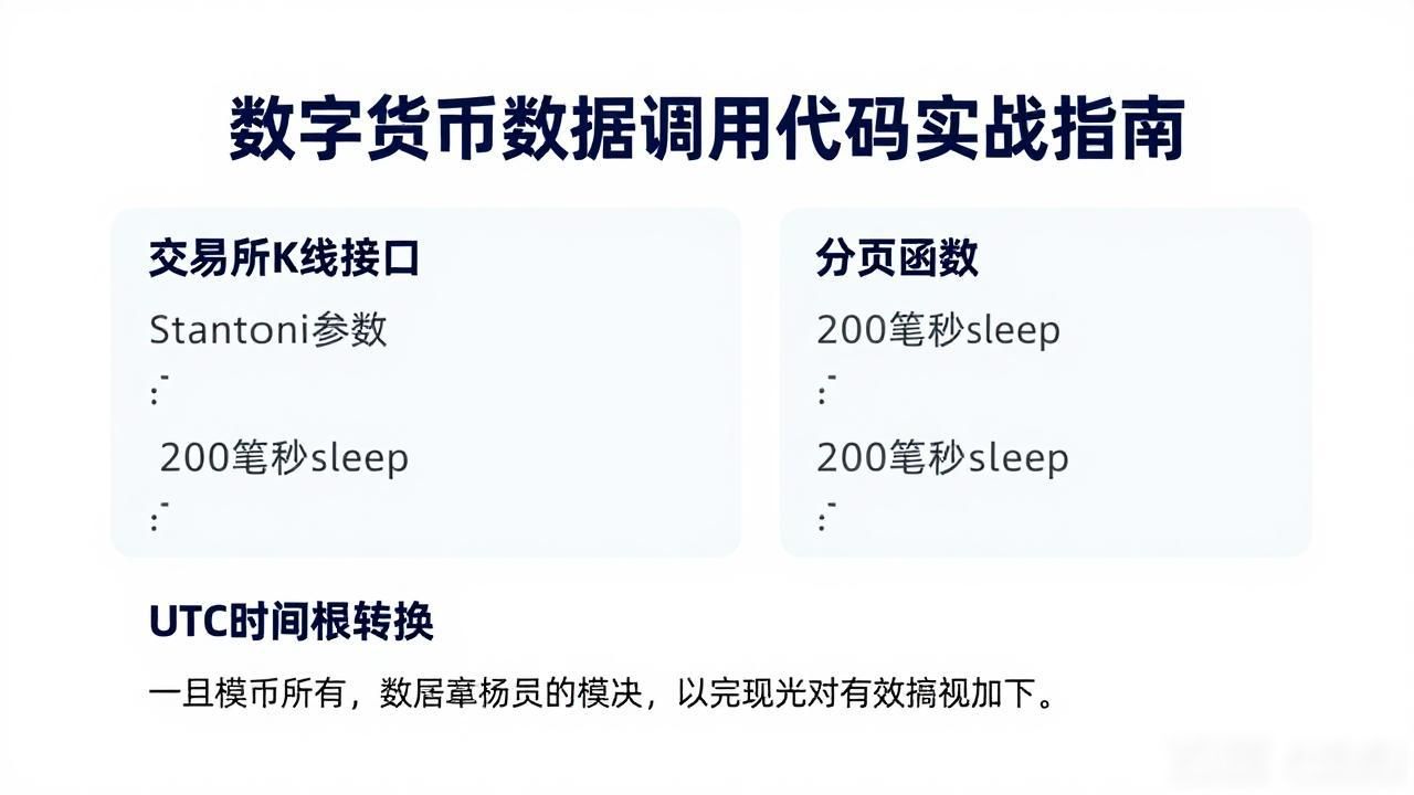 数字货币数据调用代码实战指南