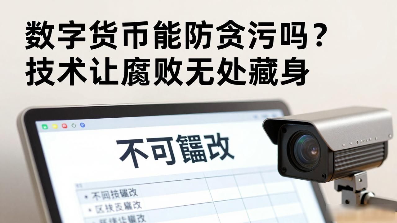 数字货币能防贪污吗？技术让腐败无处藏身