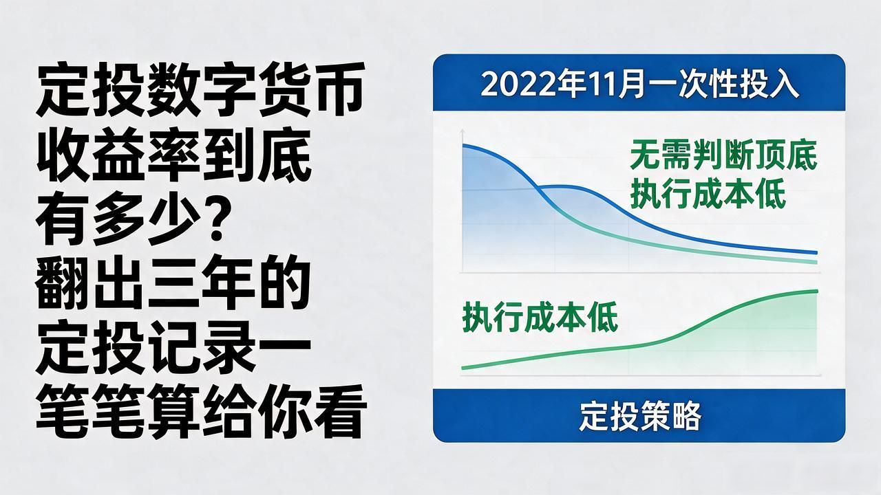 定投数字货币收益率到底有多少？翻出三年的定投记录一笔笔算给你看