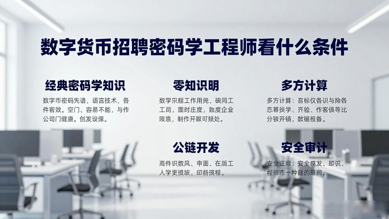 数字货币招聘密码学工程师看什么条件