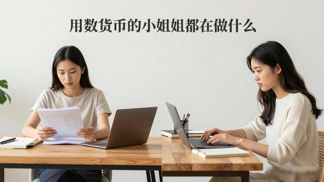 用数字货币的小姐姐都在做什么