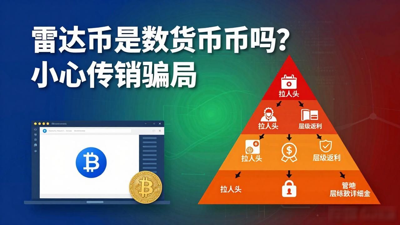 雷达币是数字货币吗？小心传销骗局
