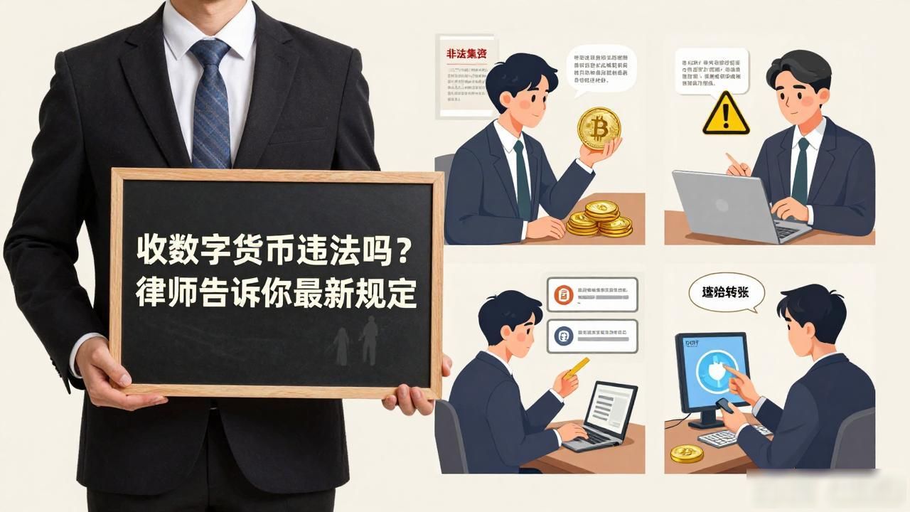 收数字货币违法吗？律师告诉你最新规定
