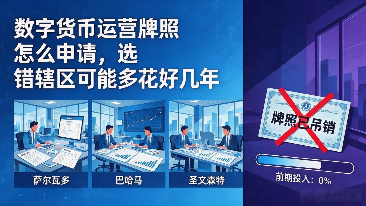 数字货币运营牌照怎么申请，选错辖区可能多花好几年