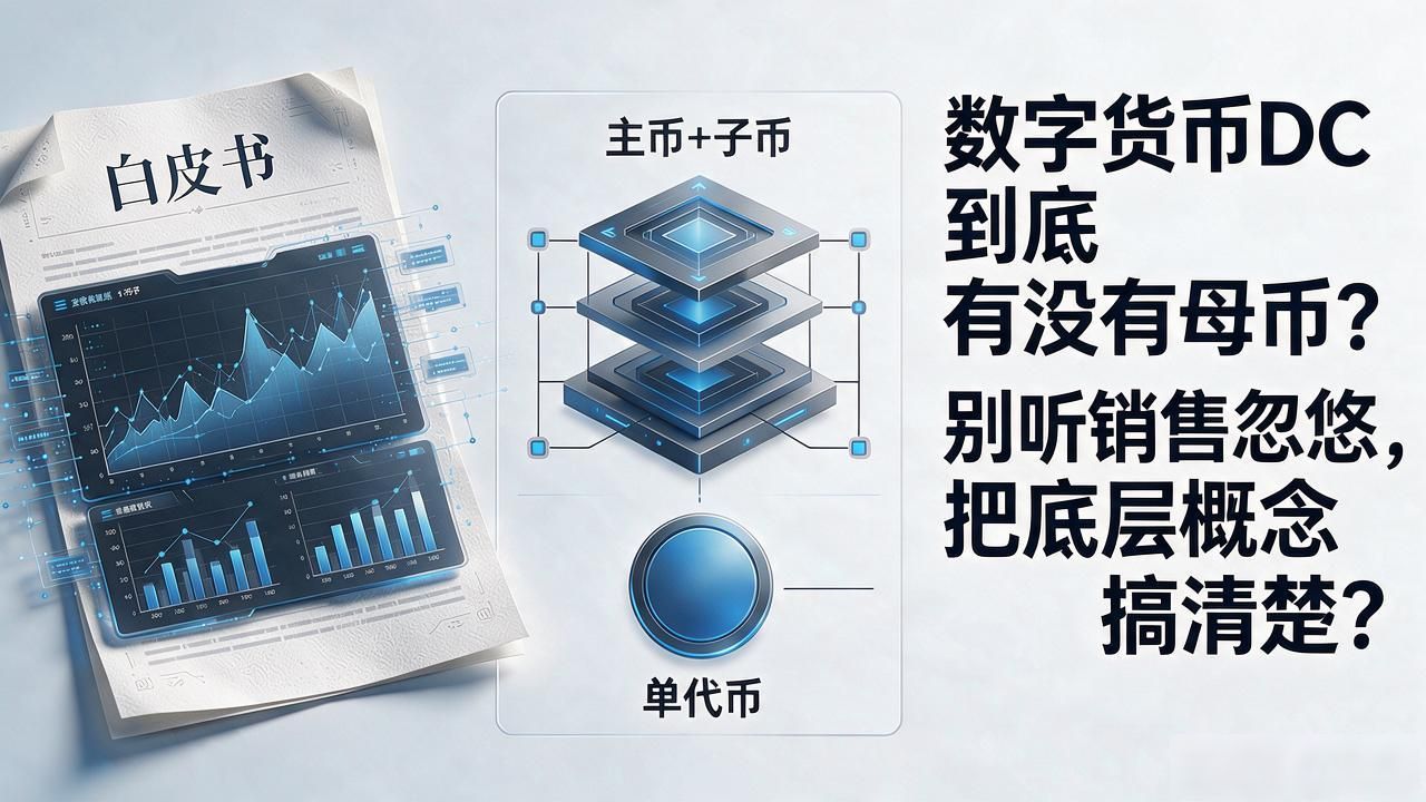 数字货币DC到底有没有母币？别听销售忽悠，把底层概念搞清楚