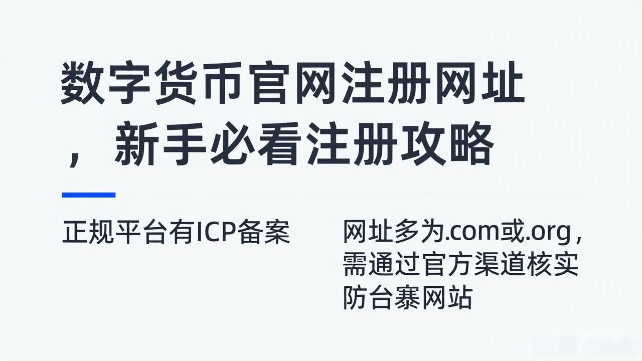 数字货币官网注册网址，新手必看注册攻略