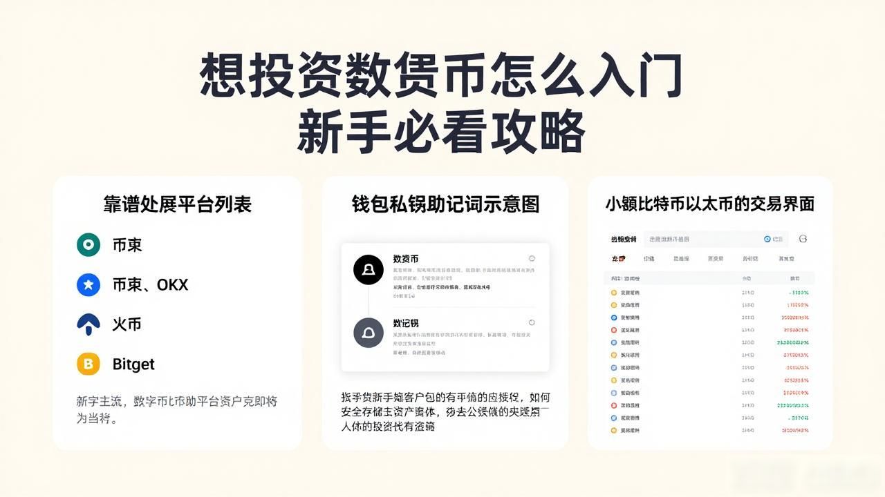 想投资数字货币怎么入门 新手必看攻略