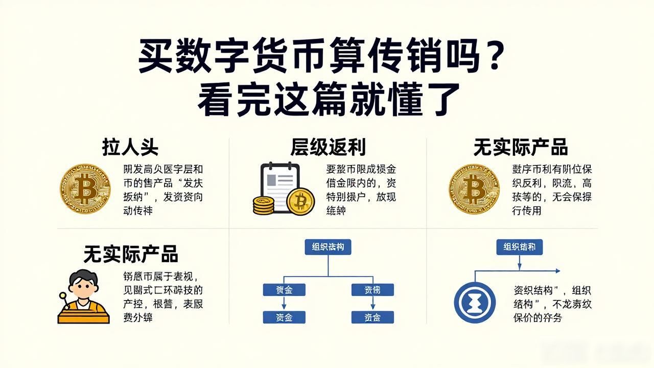 买数字货币算传销吗？看完这篇就懂了