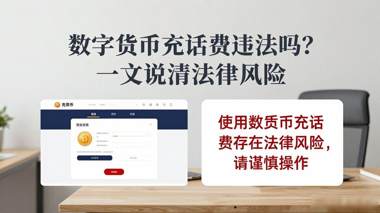 数字货币充话费违法吗？一文说清法律风险