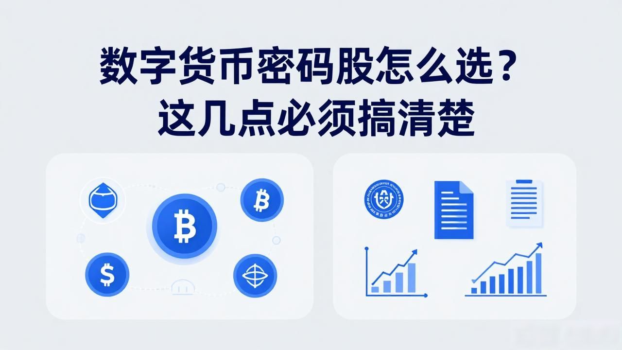 数字货币密码股怎么选？这几点必须搞清楚