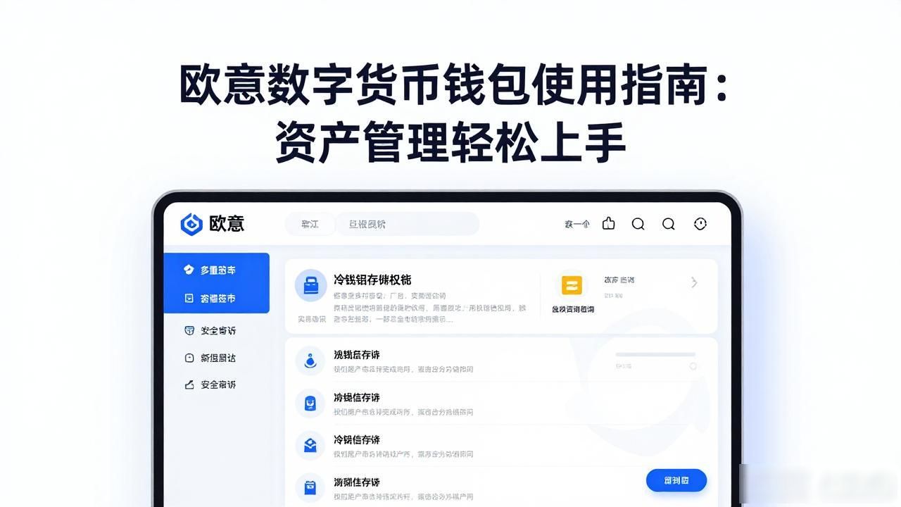 欧意数字货币钱包使用指南：资产管理轻松上手