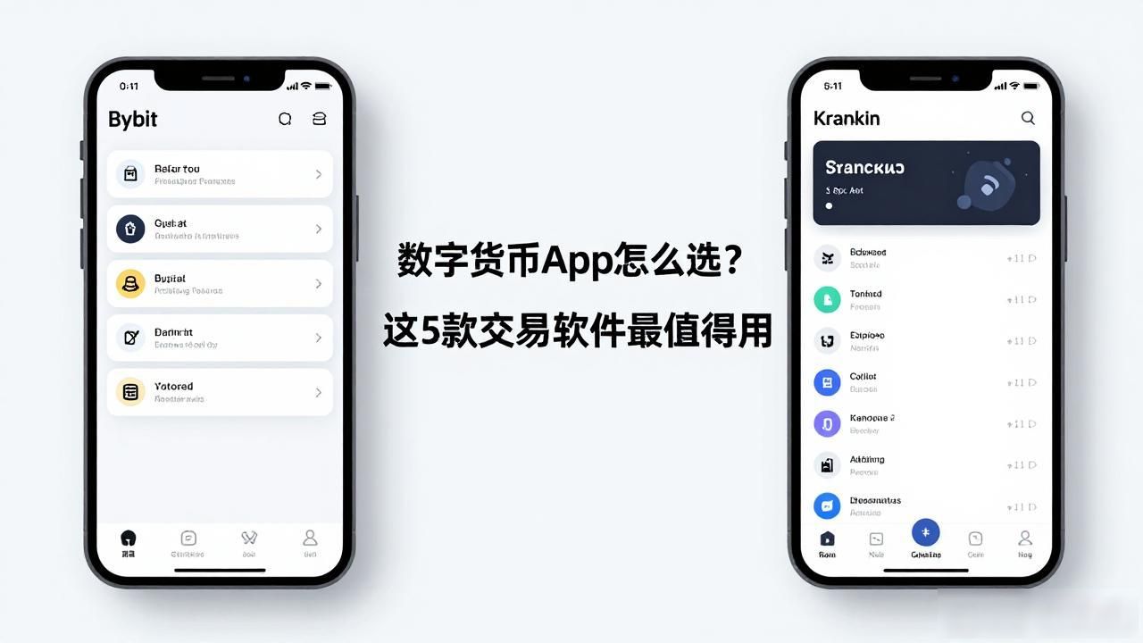数字货币App怎么选？这5款交易软件最值得用