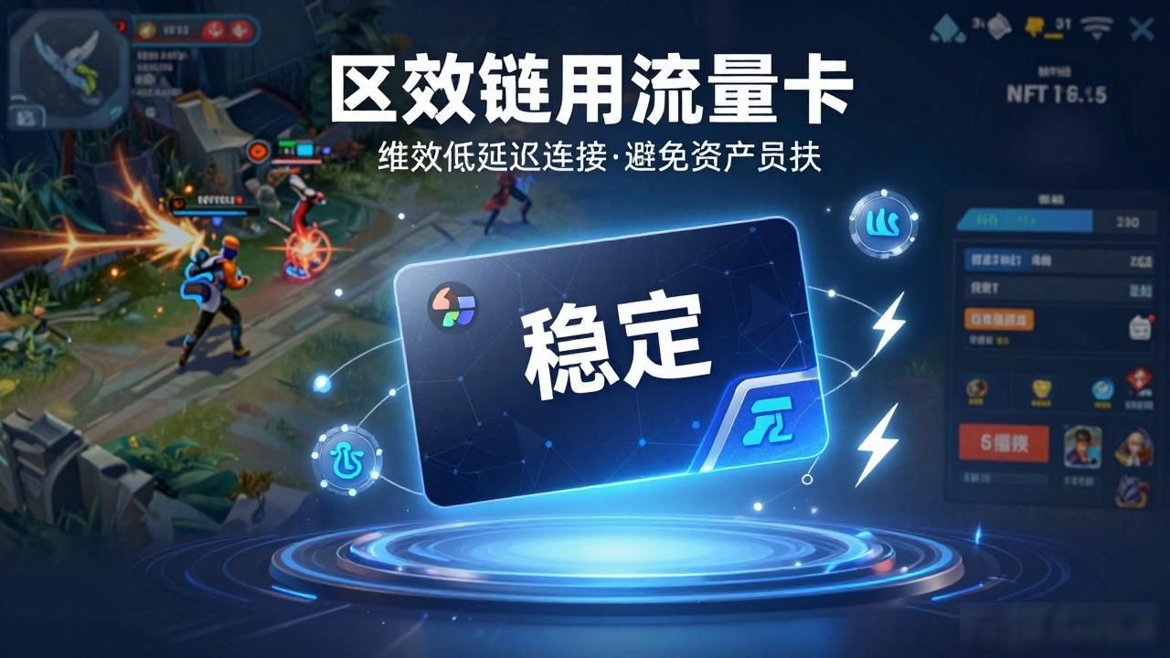 区块链游戏专用流量卡，不卡顿不掉线