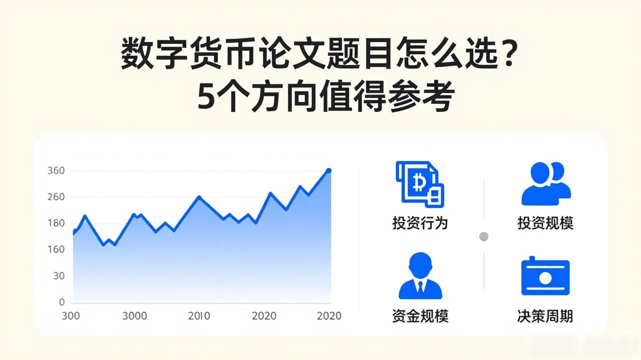 数字货币论文题目怎么选？5个方向值得参考