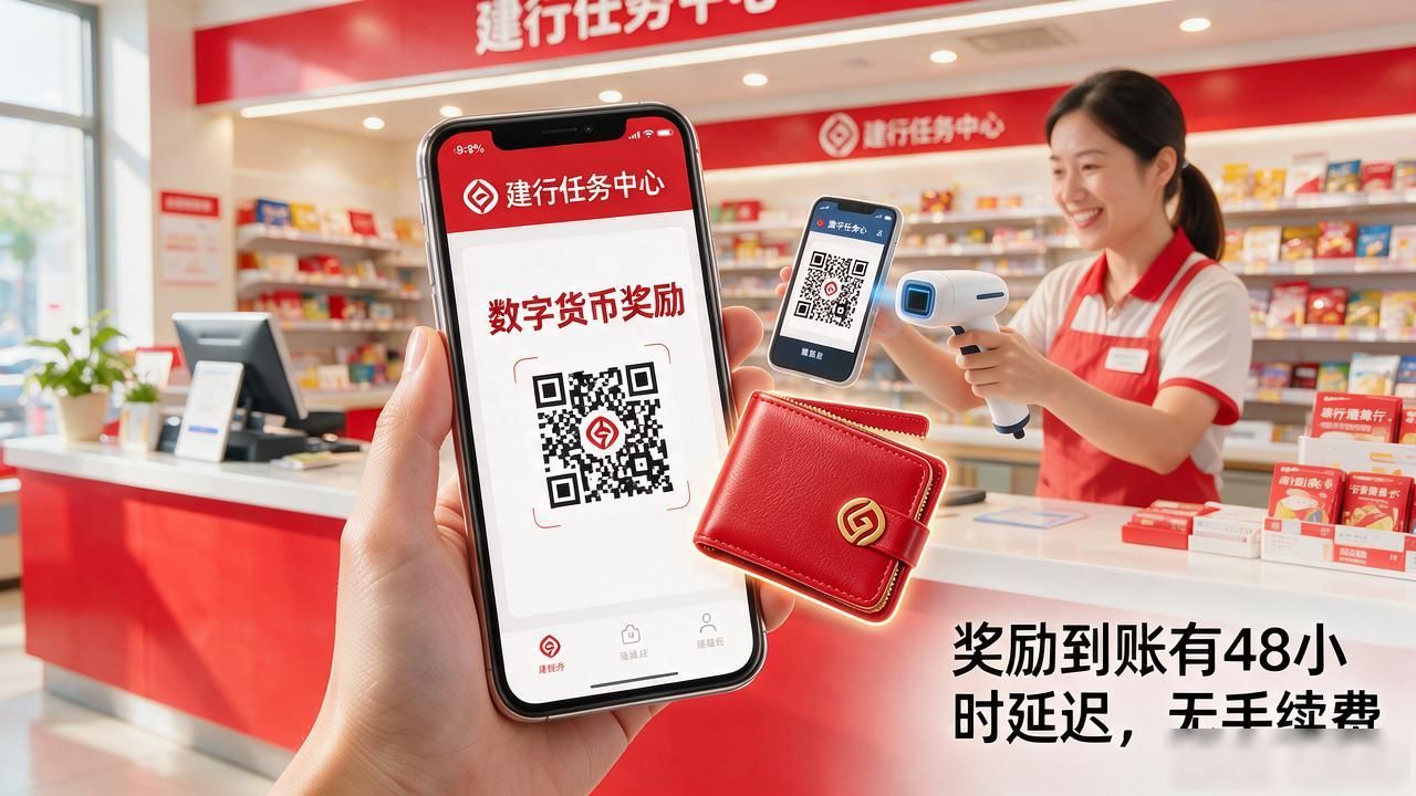 建行任务中心的数字货币奖励怎么领？我帮你把每个步骤走通了