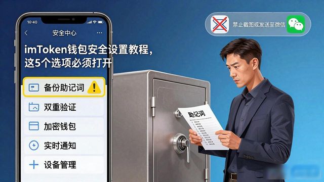 imToken钱包安全设置教程，这5个选项必须打开