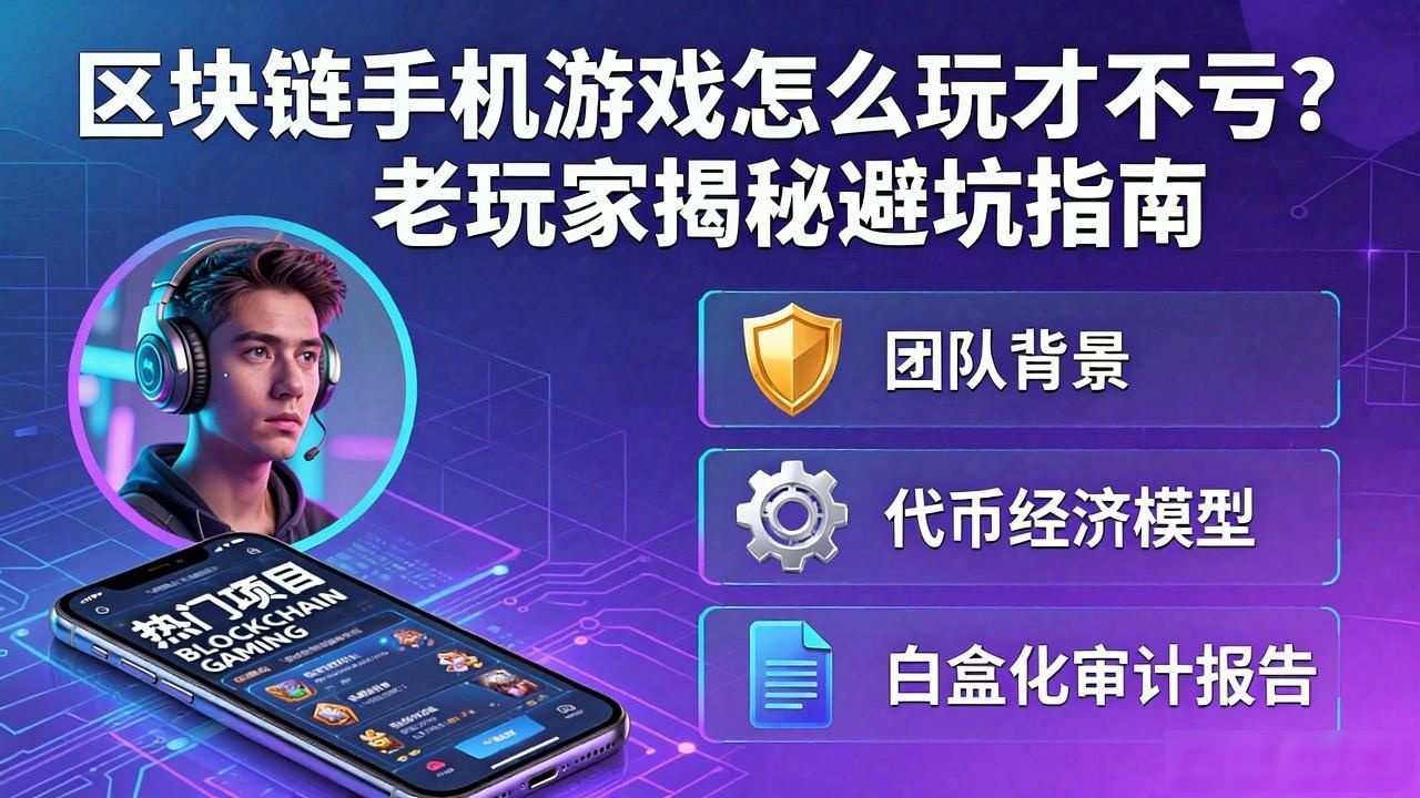 区块链手机游戏怎么玩才不亏？老玩家揭秘避坑指南