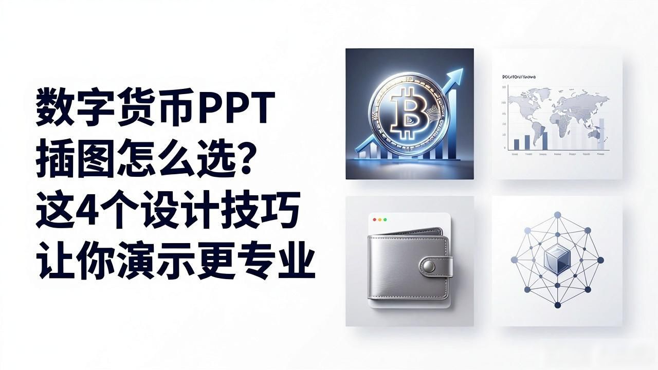 数字货币PPT插图设计_数字货币ppt插图_区块链可视化图表