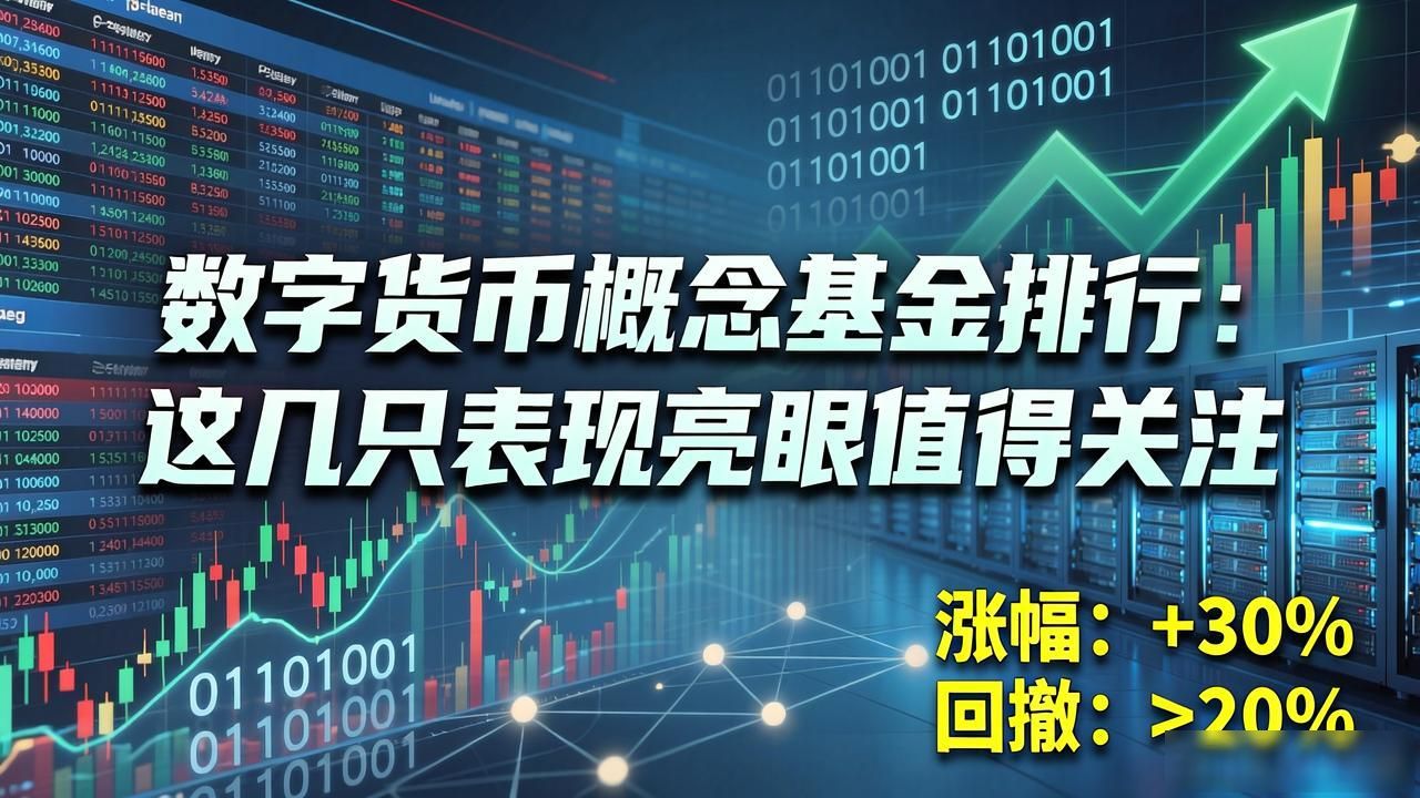 数字货币概念基金排行：这几只表现亮眼值得关注