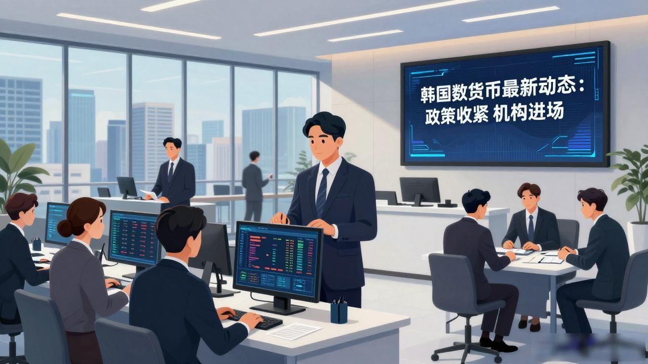 韩国数字货币最新动态：政策收紧机构进场