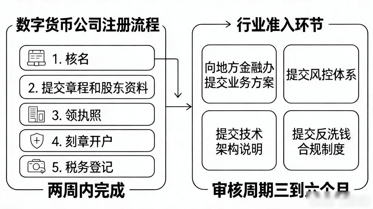 数字货币公司怎么注册？选地点、写经营范围、拿牌照，一次讲透