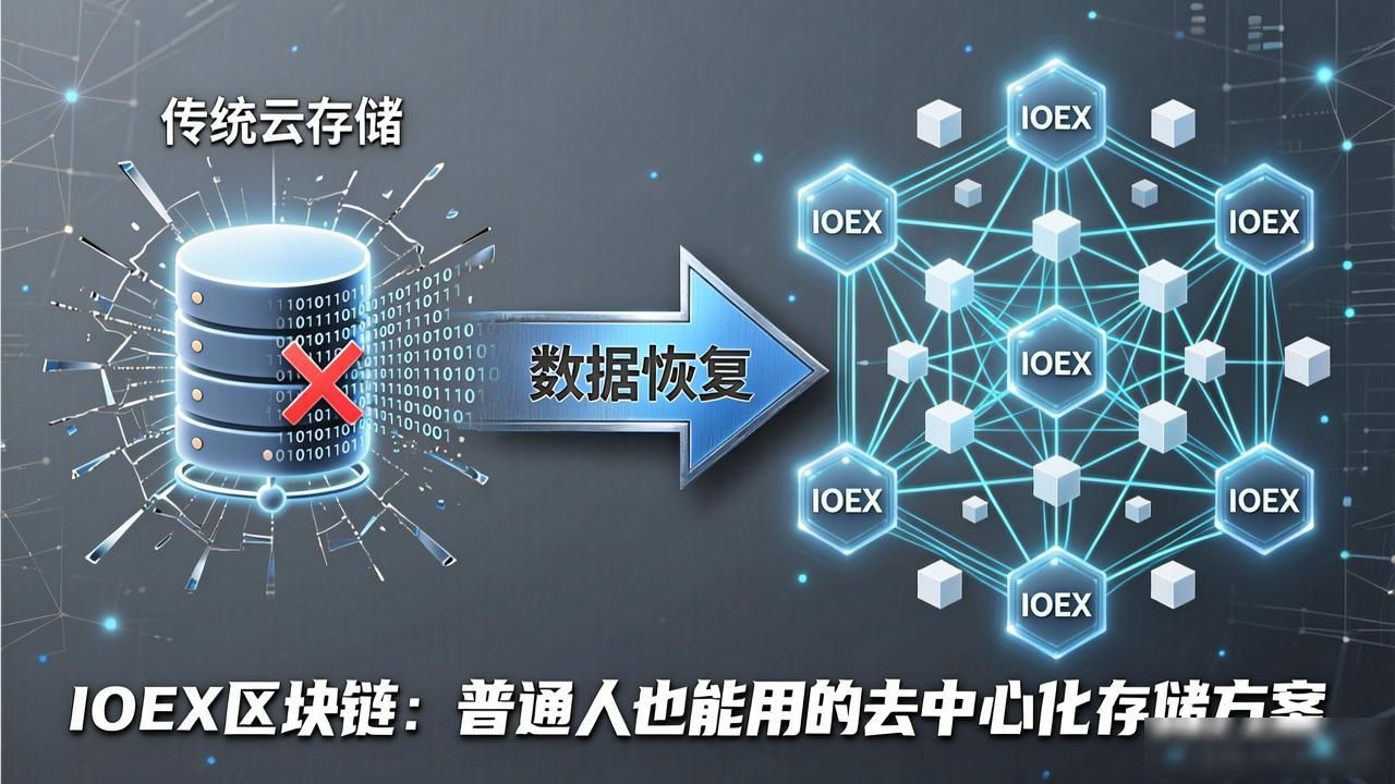 IOEX区块链：普通人也能用的去中心化存储方案