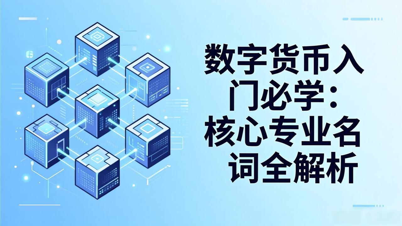 数字货币入门必学：核心专业名词全解析