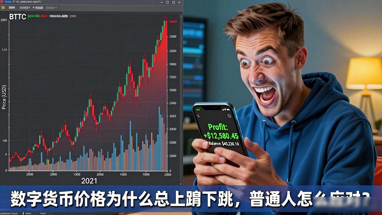 数字货币价格为什么总上蹿下跳，普通人怎么应对？