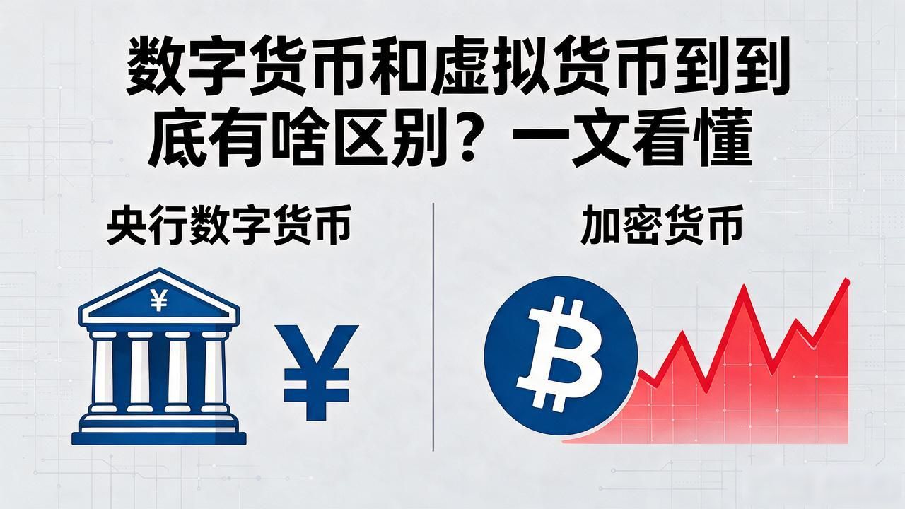 数字货币和虚拟货币到底有啥区别？一文看懂