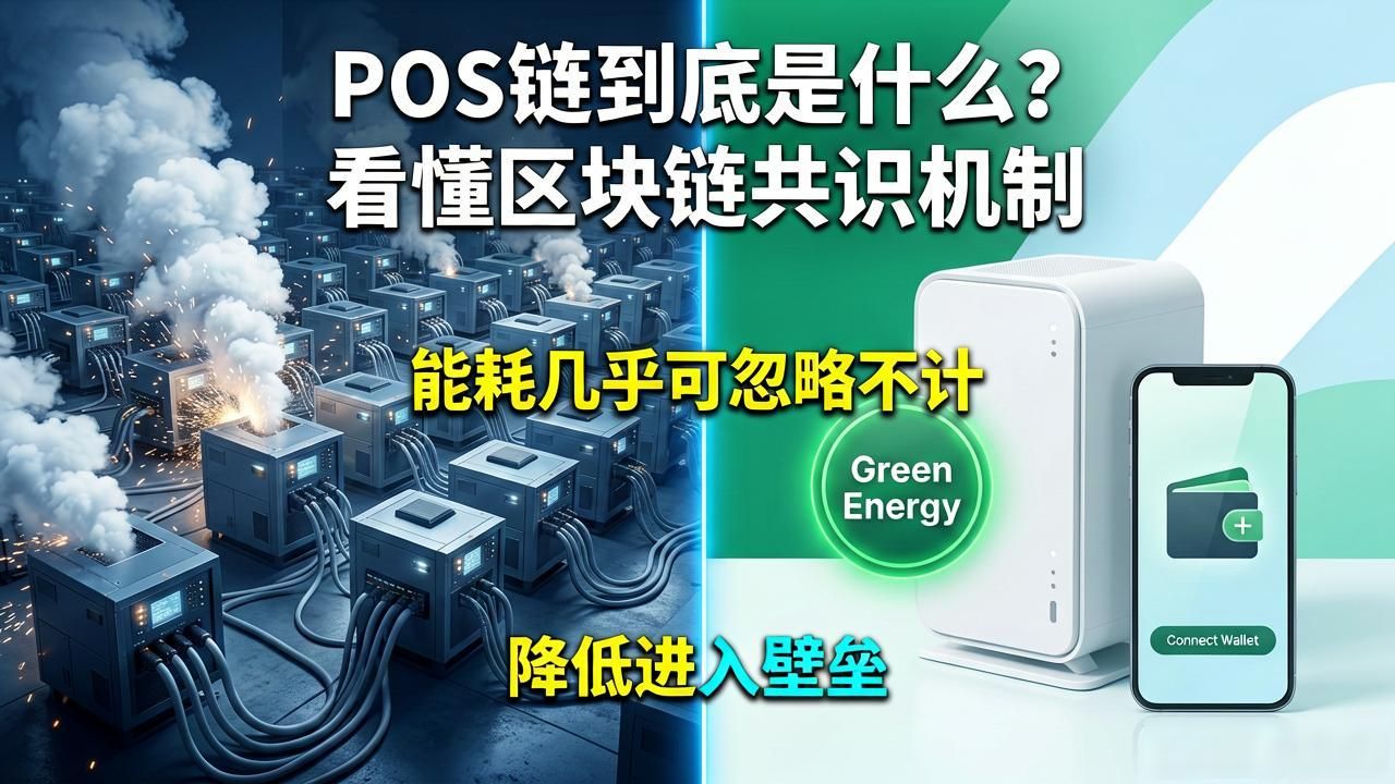 POS链到底是什么？看懂区块链共识机制