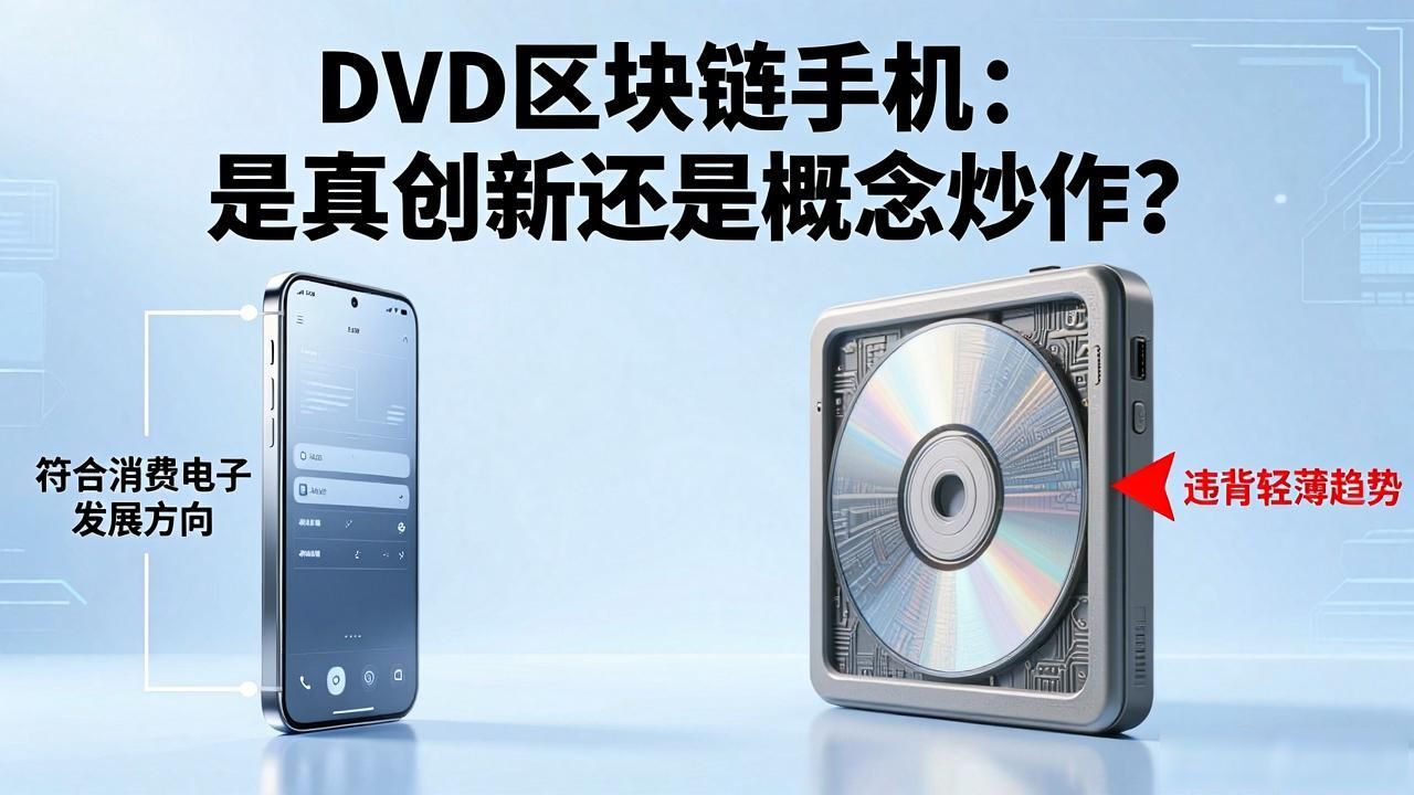 DVD区块链手机：是真创新还是概念炒作？