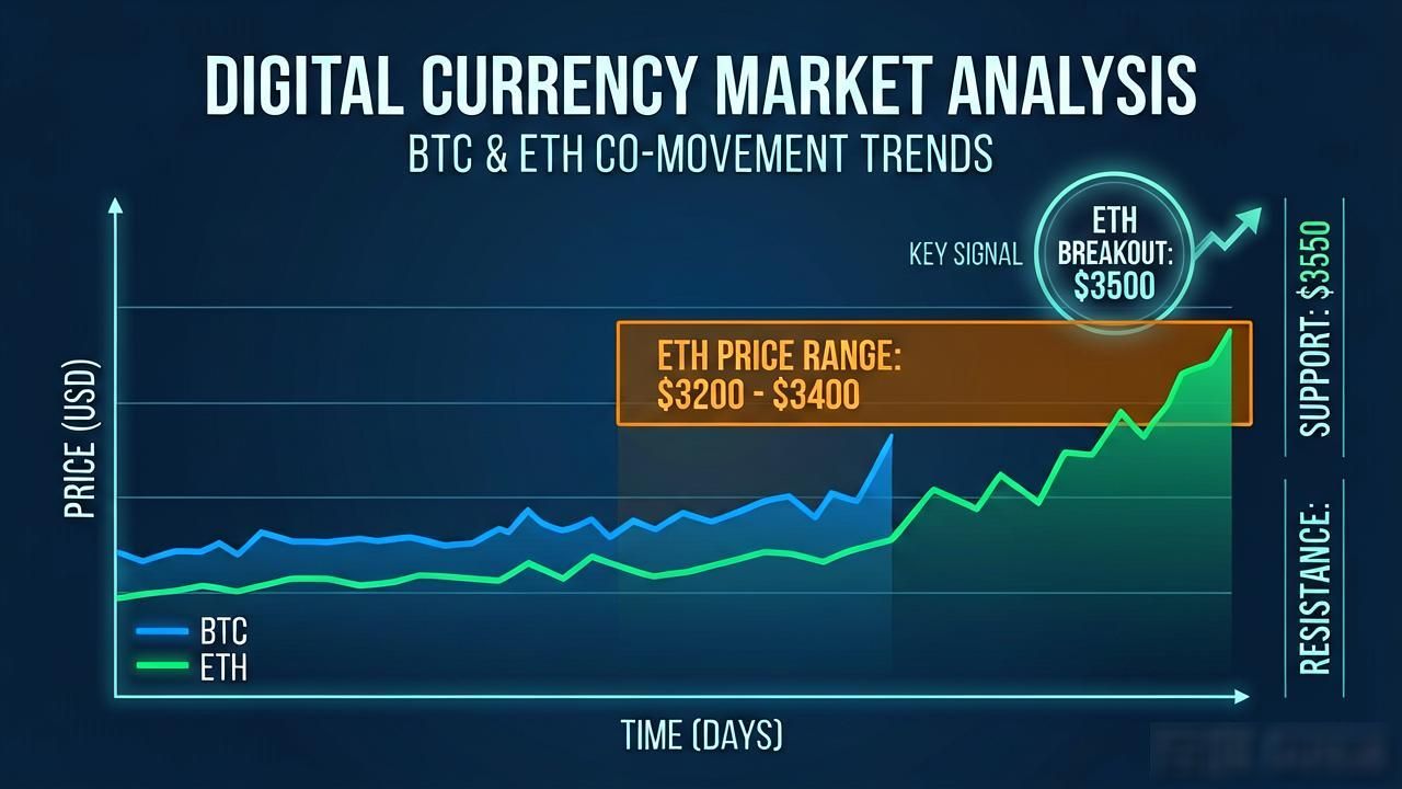 数字货币今日预测最新：BTC、ETH走势分析