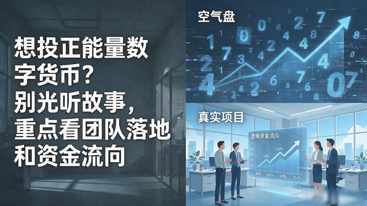 想投正能量数字货币？别光听故事，重点看团队落地和资金流向