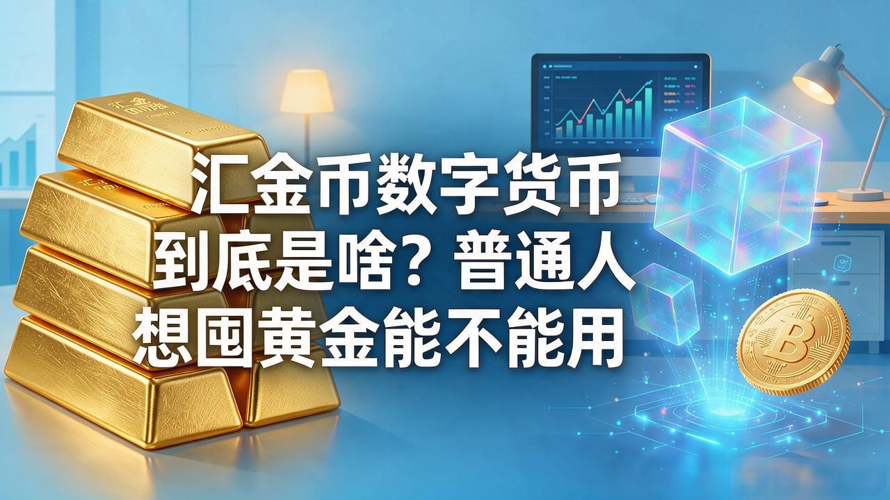 汇金币数字货币到底是啥？普通人想囤黄金能不能用
