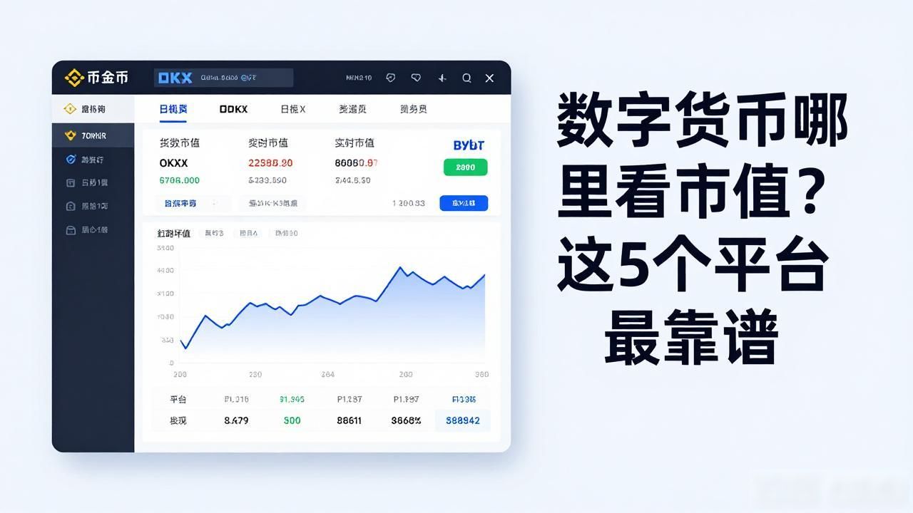 数字货币哪里看市值？这5个平台最靠谱