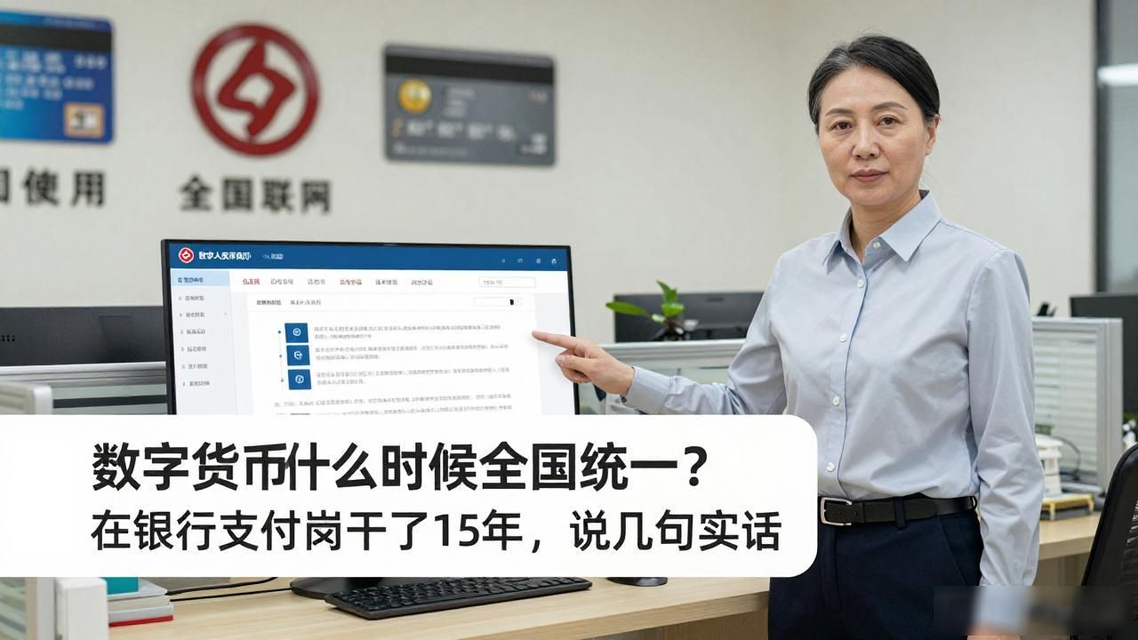 数字货币什么时候全国统一？在银行支付岗干了15年，说几句实话