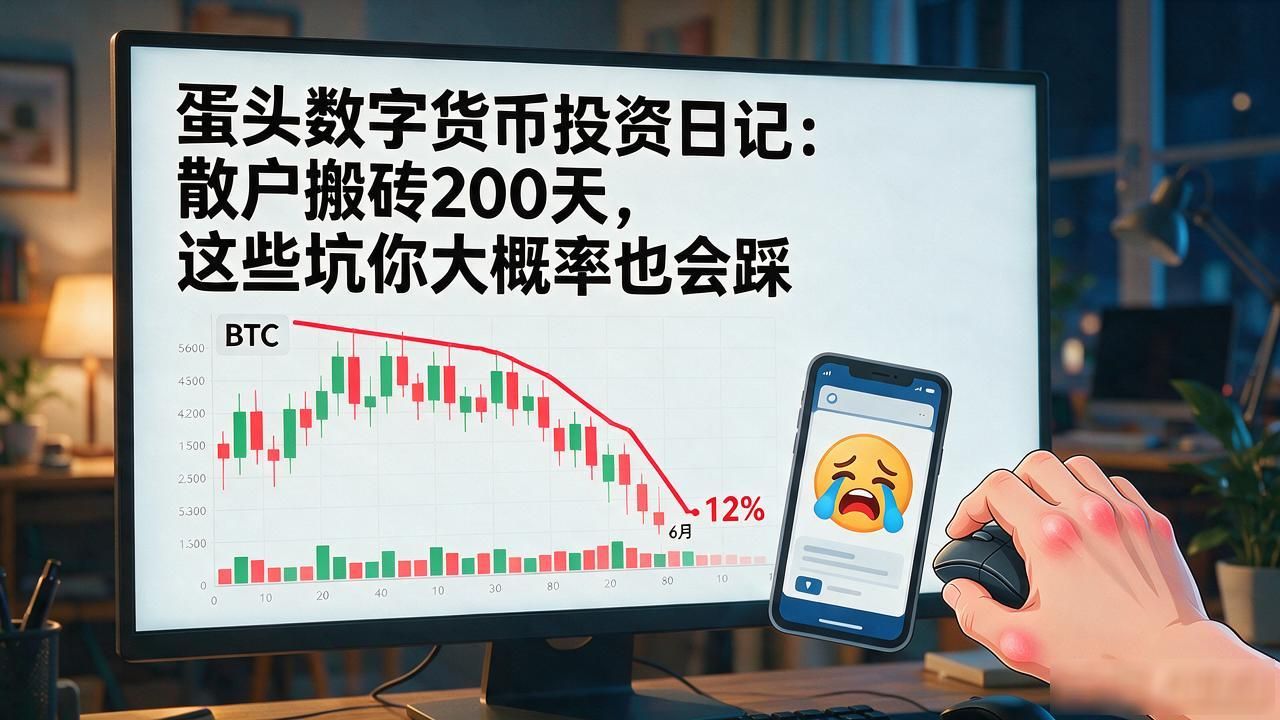 蛋头数字货币投资日记：散户搬砖200天，这些坑你大概率也会踩