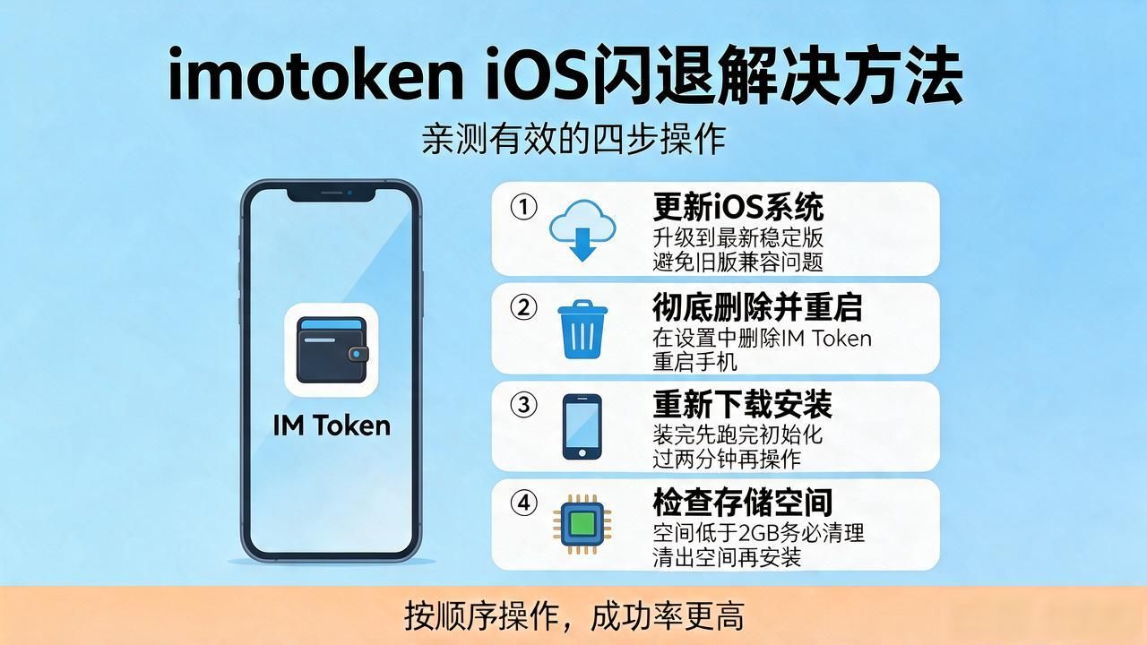imtoken ios闪退怎么回事？这几种方法亲测有效