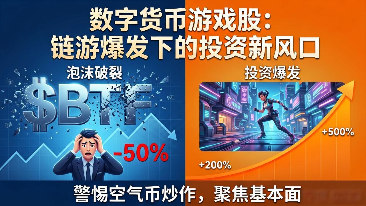 数字货币游戏股：链游爆发下的投资新风口
