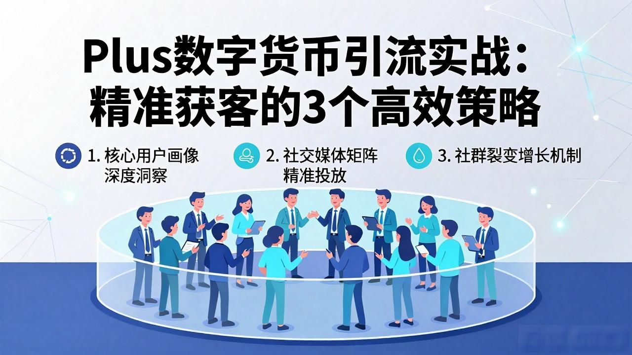 Plus数字货币引流实战：精准获客的3个高效策略