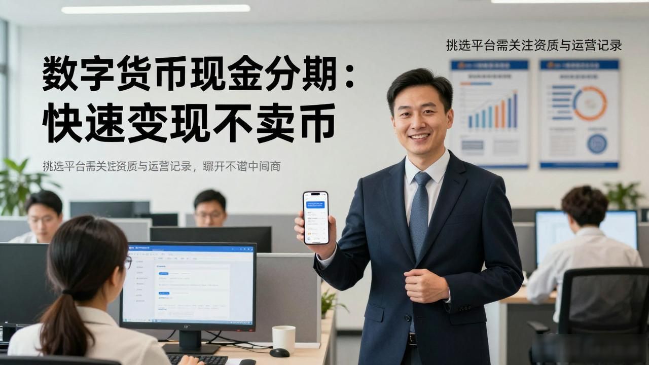 数字货币现金分期：快速变现不卖币