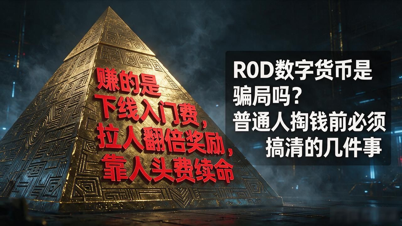 R0D数字货币是骗局吗？普通人掏钱前必须搞清的几件事